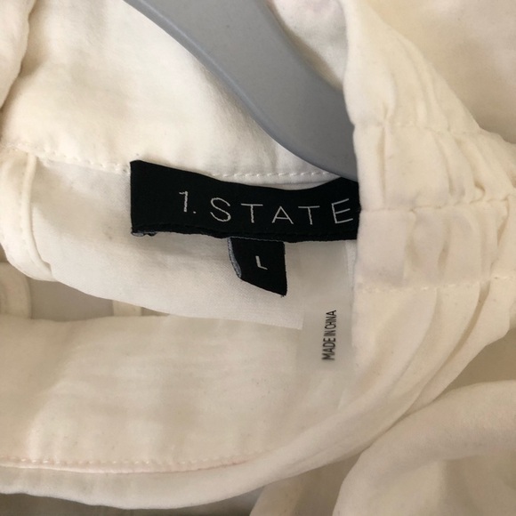 1.State Mock Neck Blouse Top Size Large - Picture 5 of 5